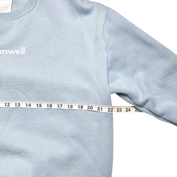 Barstool Sports | Women | Call Her Daddy I Am Unwell Sky Blue Sweatshirt | Large - Picture 5 of 12